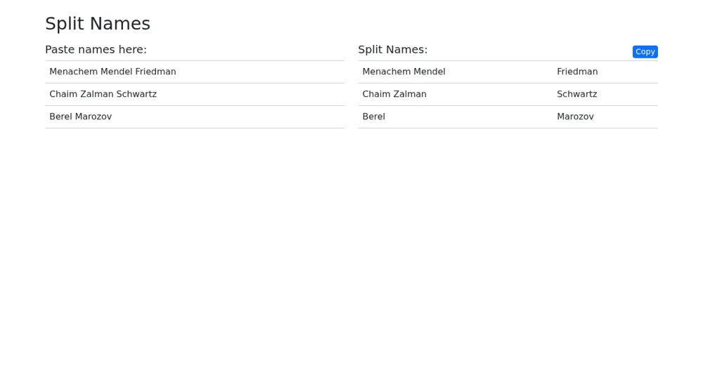 Split Names: website/source-page preview captured 8 Oct 2026. Not a product test.